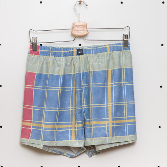 soki Upcycling Boxershorts aus Baumwoll-Bettwäsche