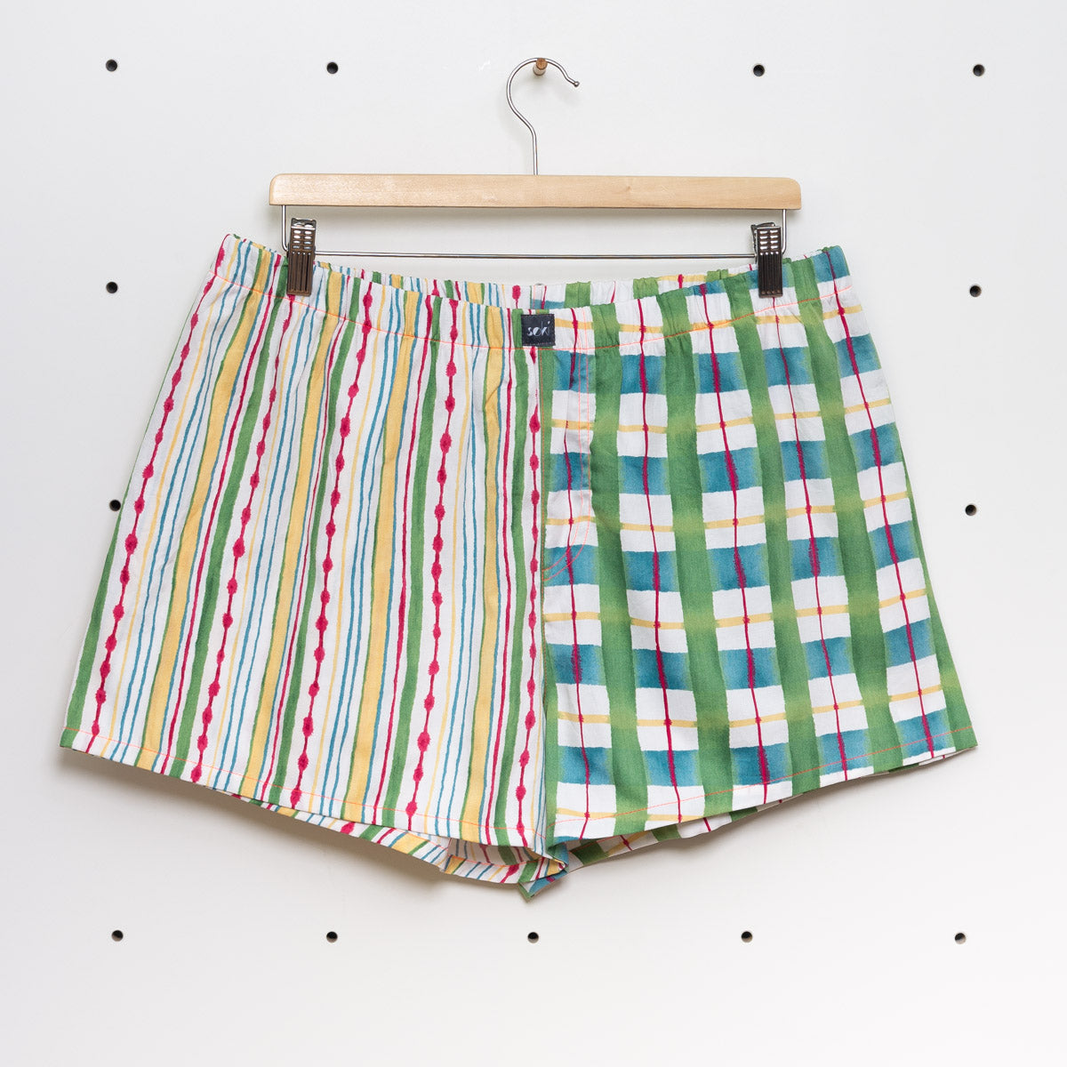 soki Upcycling Boxershorts aus Baumwoll-Bettwäsche