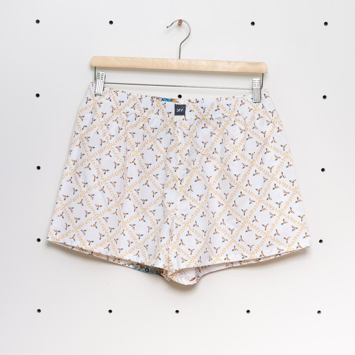 soki Upcycling Boxershorts aus Baumwoll-Bettwäsche