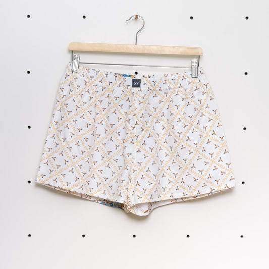 soki Upcycling Boxershorts aus Baumwoll-Bettwäsche