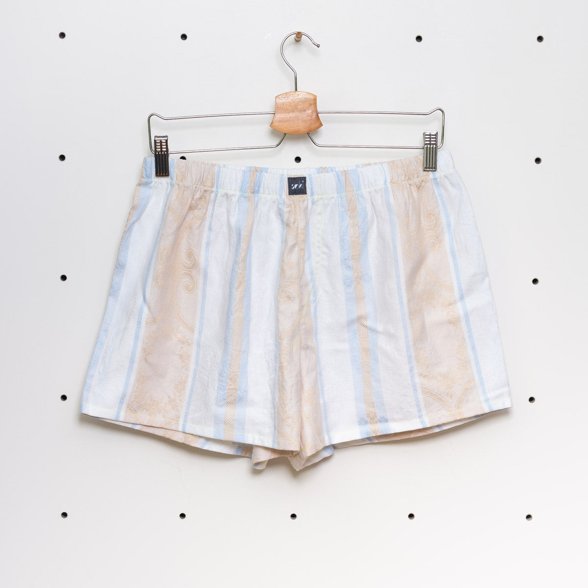 soki Upcycling Boxershorts aus Baumwoll-Bettwäsche