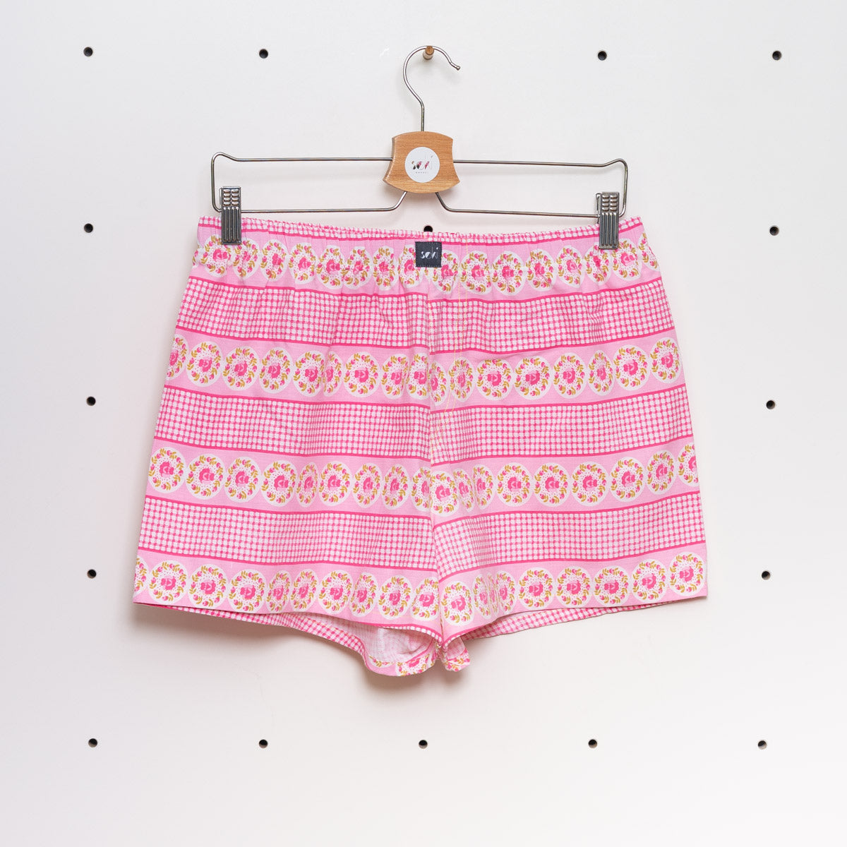 soki Upcycling Boxershorts aus Baumwoll-Bettwäsche