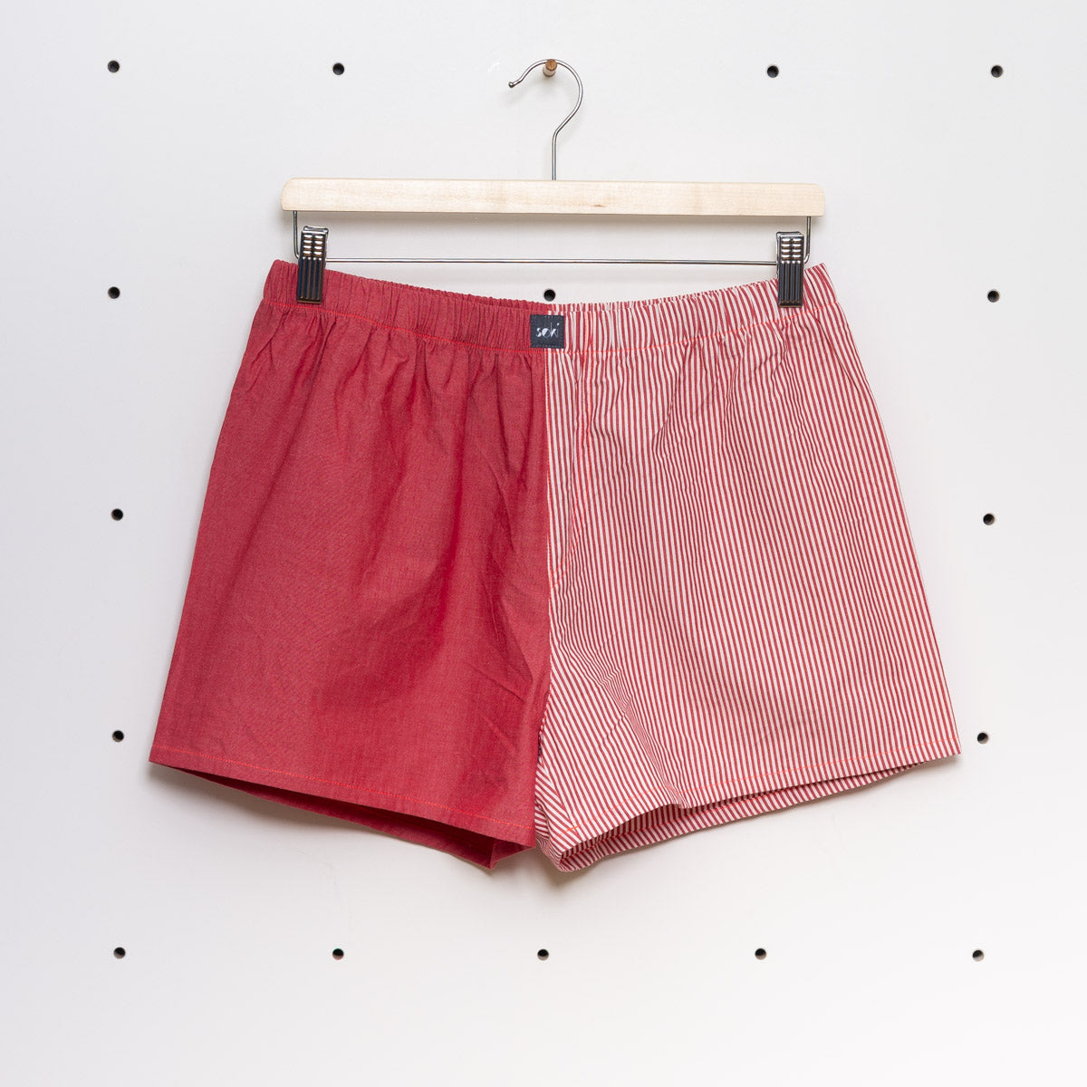 soki Upcycling Boxershorts aus Baumwoll-Bettwäsche