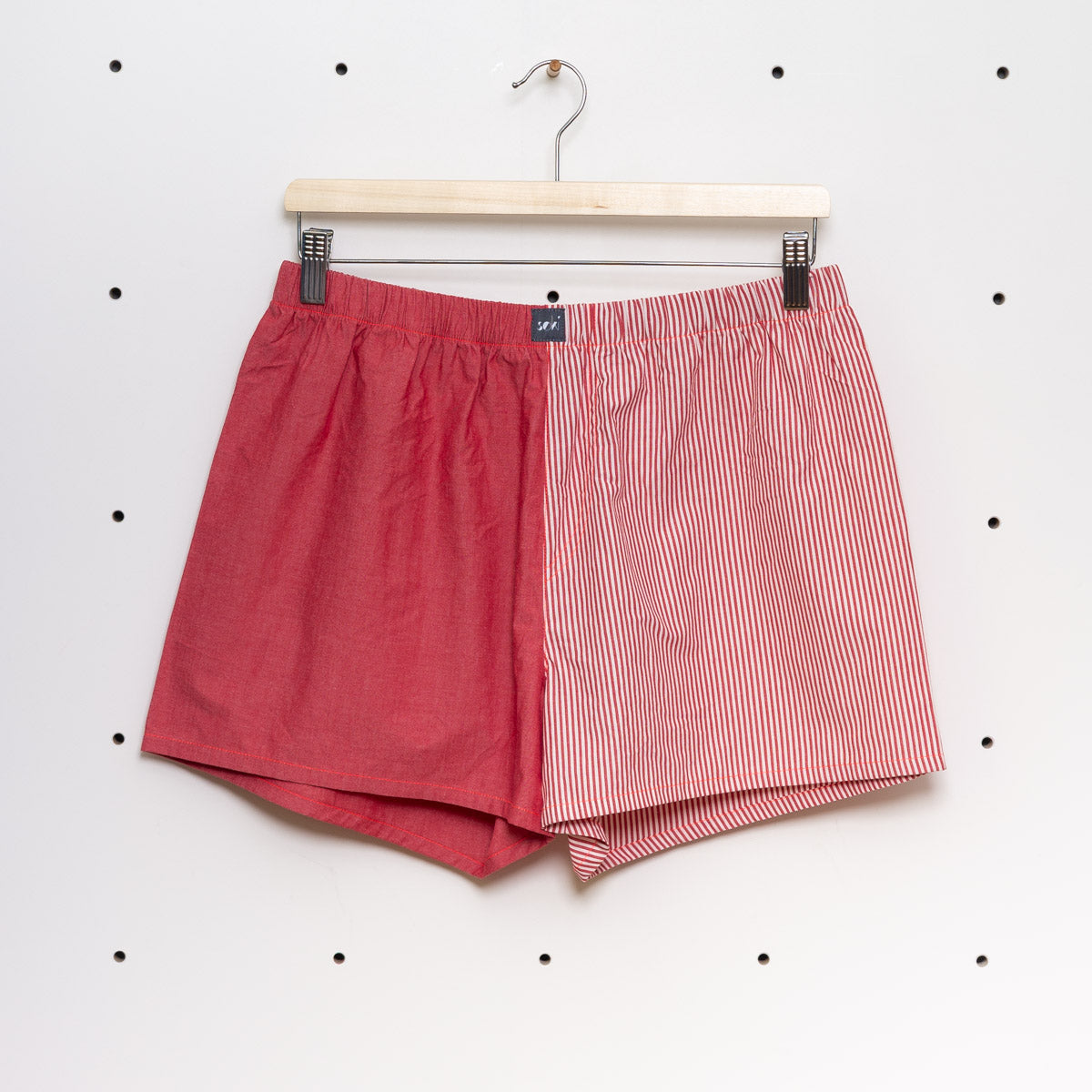 soki Upcycling Boxershorts aus Baumwoll-Bettwäsche