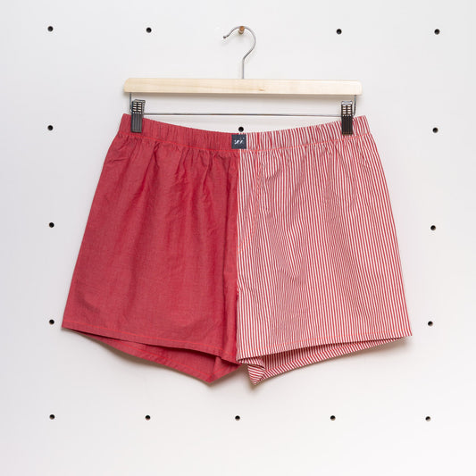 soki Upcycling Boxershorts aus Baumwoll-Bettwäsche