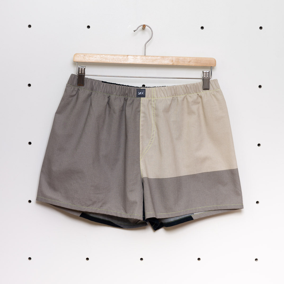 soki Upcycling Boxershorts aus Baumwoll-Bettwäsche