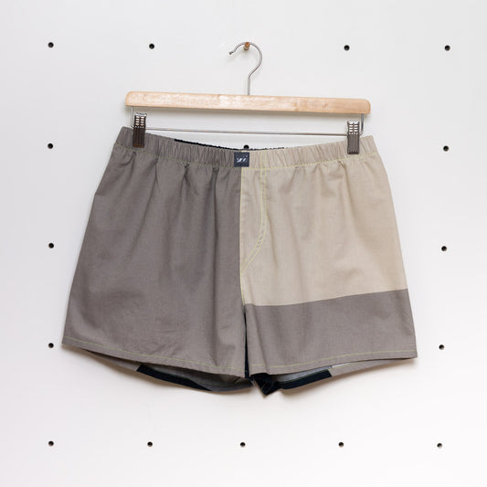 soki weite Baumwoll-Boxershorts Gr. M aus Upcycling-Bettwäsche – Unikat