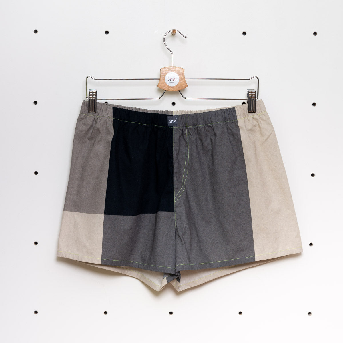 soki Upcycling Boxershorts aus Baumwoll-Bettwäsche