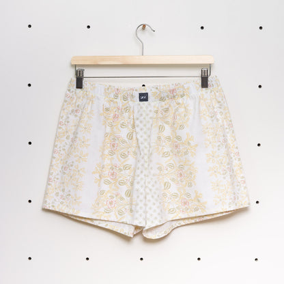 soki Upcycling Boxershorts aus Baumwoll-Bettwäsche