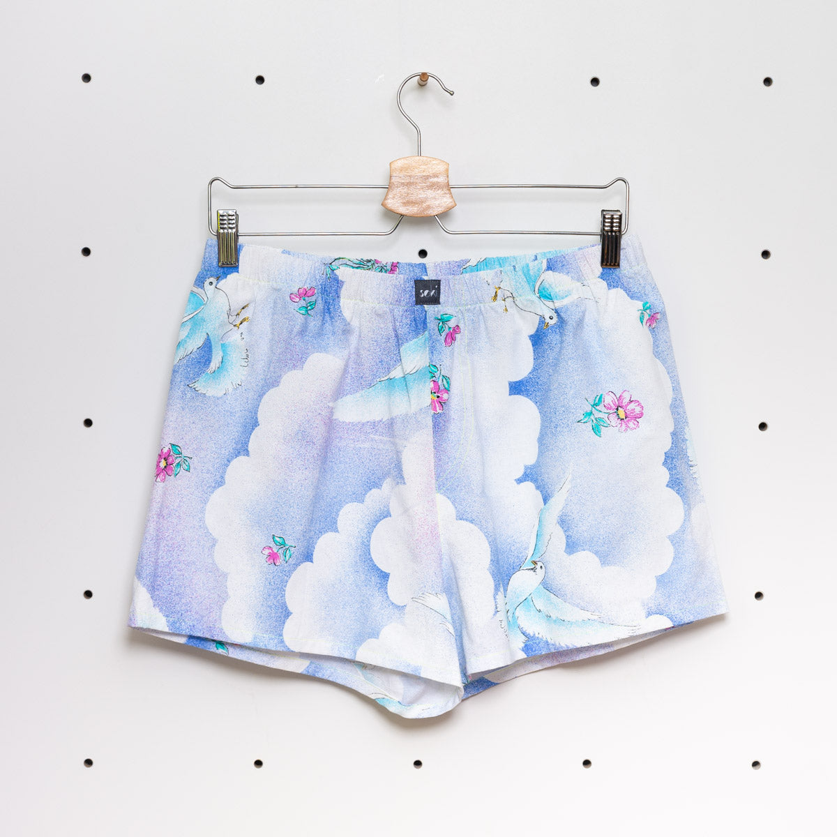 soki Upcycling Boxershorts aus Baumwoll-Bettwäsche