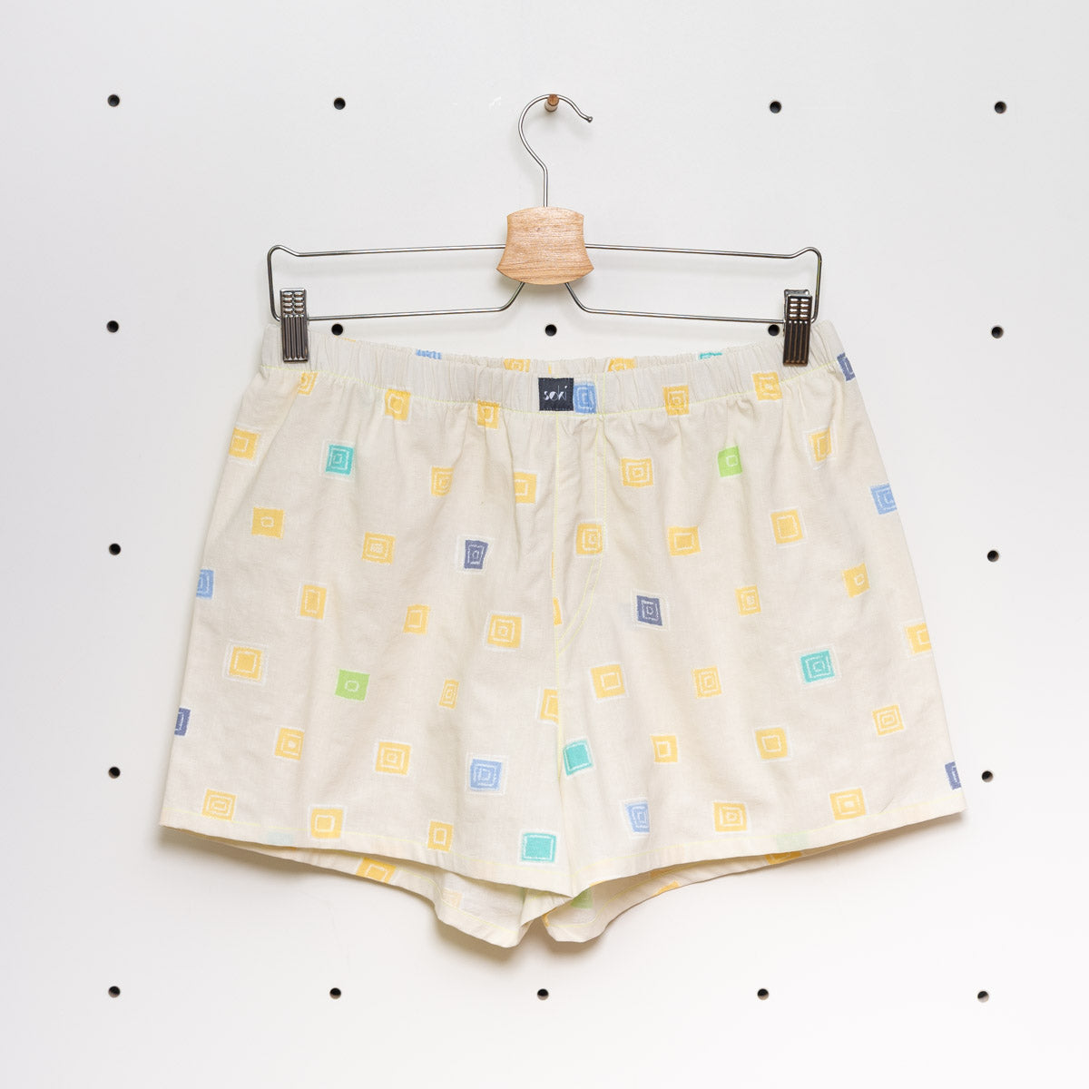 soki Upcycling Boxershorts aus Baumwoll-Bettwäsche