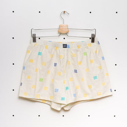soki Upcycling Boxershorts aus Baumwoll-Bettwäsche