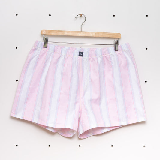 soki weite Baumwoll-Boxershorts Gr. XL aus Upcycling-Bettwäsche – Unikat