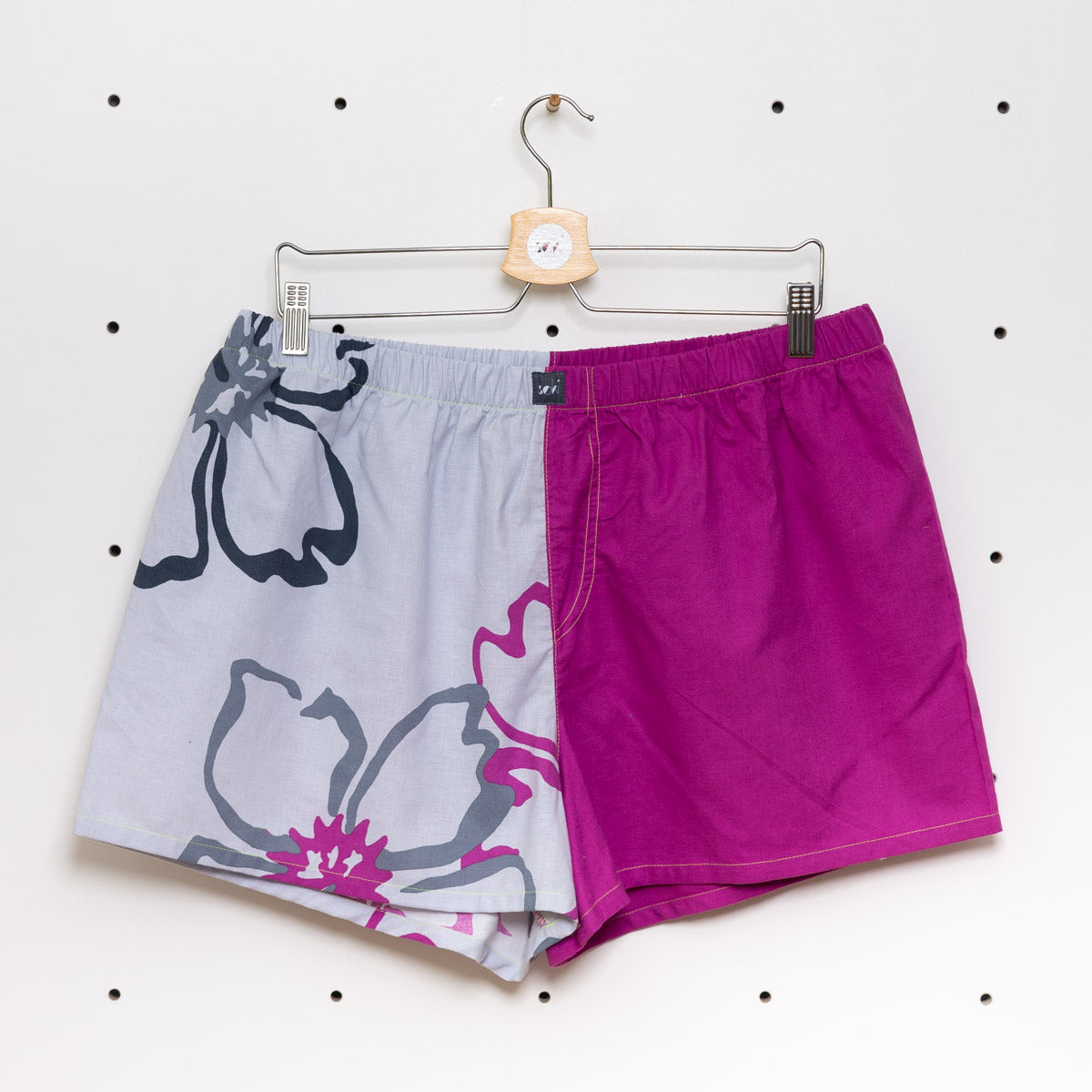 soki Upcycling Boxershorts aus Baumwoll-Bettwäsche