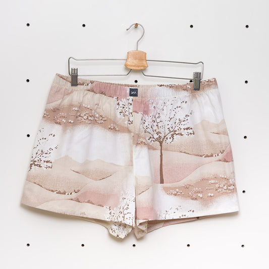 soki weite Baumwoll-Boxershorts Gr. XL aus Upcycling-Bettwäsche – Unikat