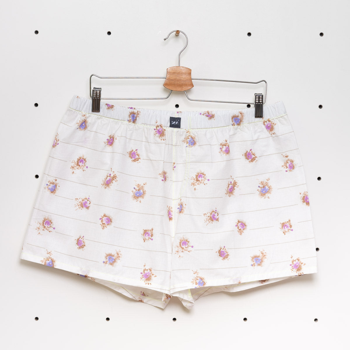 soki Upcycling Boxershorts aus Baumwoll-Bettwäsche