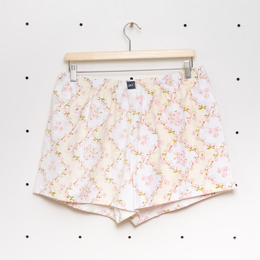 soki weite Baumwoll-Boxershorts Gr. L aus Upcycling-Bettwäsche – Unikat