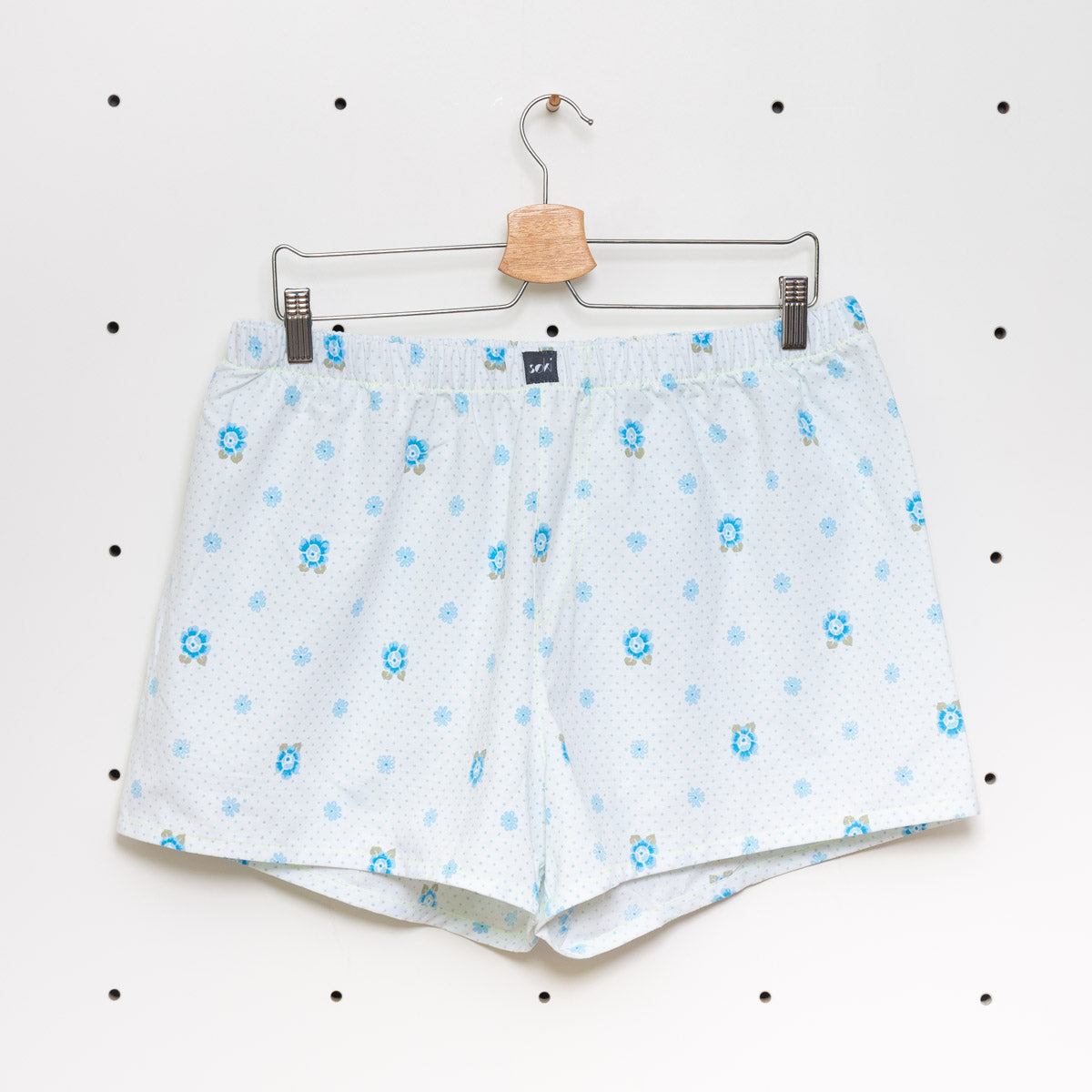 soki Upcycling Boxershorts aus Baumwoll-Bettwäsche