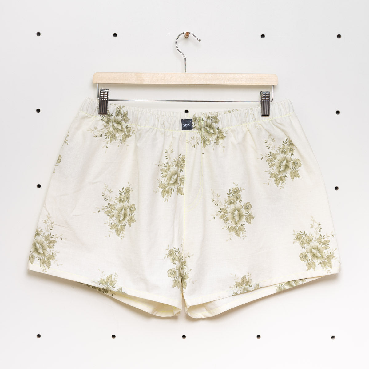 soki Upcycling Boxershorts aus Baumwoll-Bettwäsche