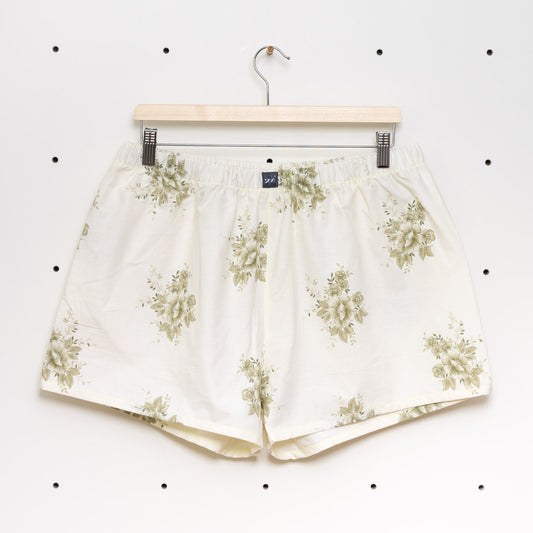 soki weite Baumwoll-Boxershorts Gr. L aus Upcycling-Bettwäsche – Unikat