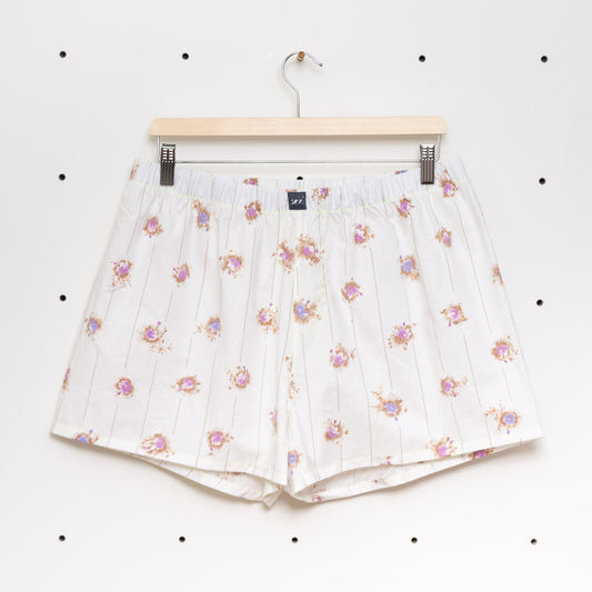 soki weite Baumwoll-Boxershorts Gr. L aus Upcycling-Bettwäsche – Unikat