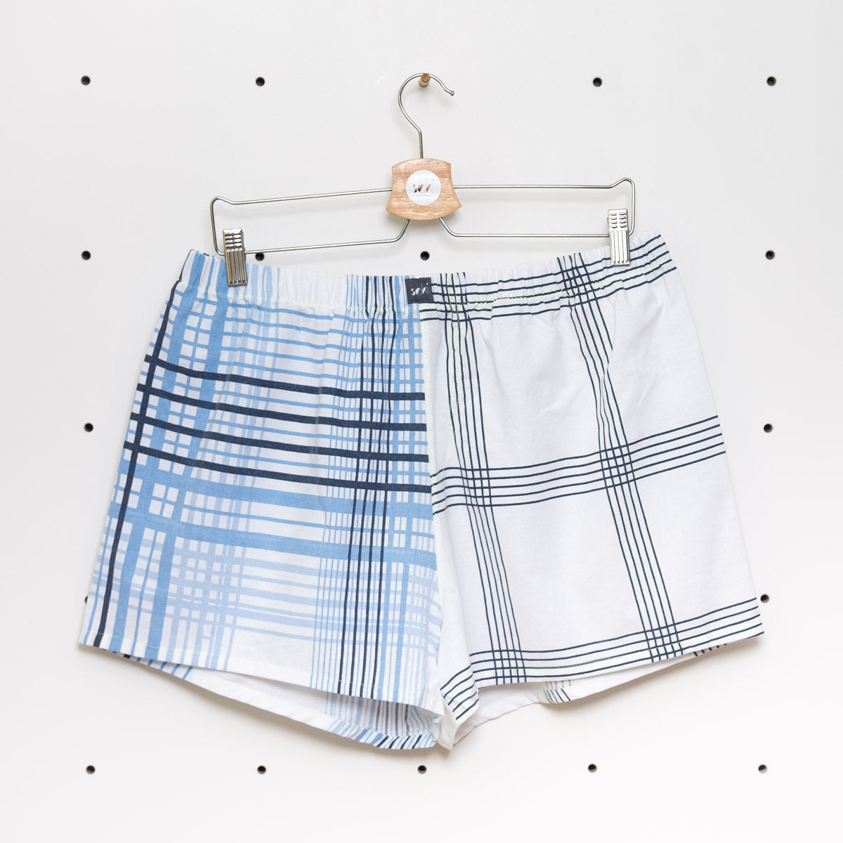 soki Upcycling Boxershorts aus Baumwoll-Bettwäsche
