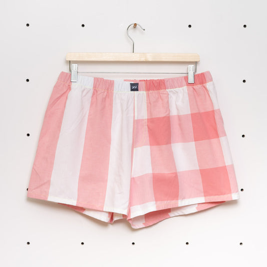soki weite Baumwoll-Boxershorts Gr. L aus Upcycling-Bettwäsche – Unikat