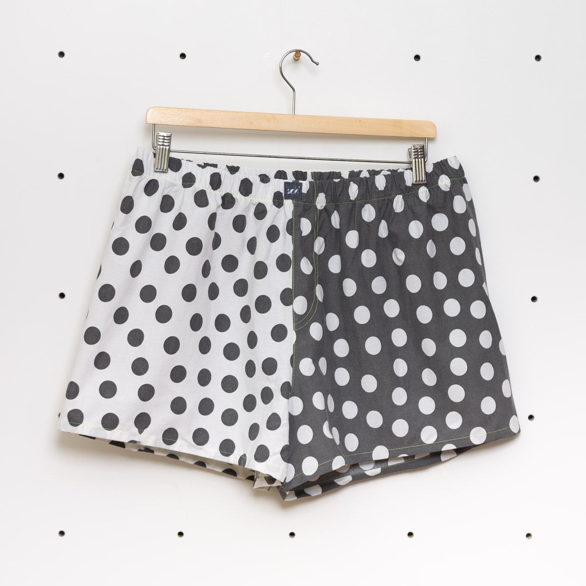 soki Upcycling Boxershorts aus Baumwoll-Bettwäsche