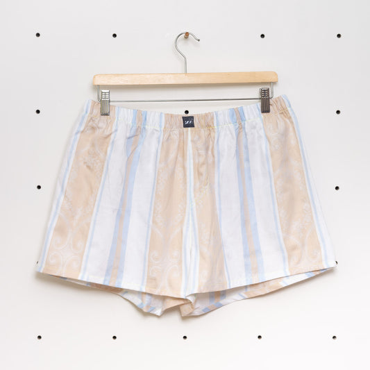 soki weite Baumwoll-Boxershorts Gr. L aus Upcycling-Bettwäsche – Unikat