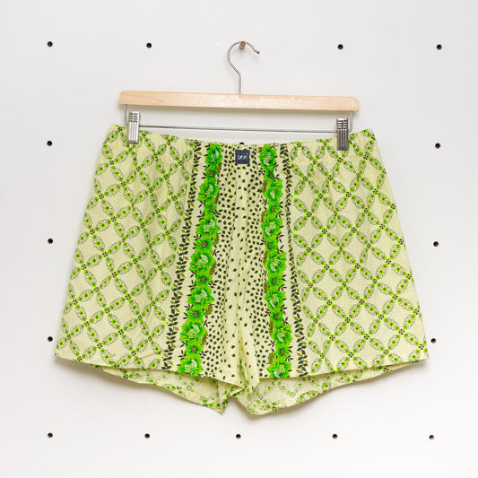 soki weite Baumwoll-Boxershorts Gr. L aus Upcycling-Bettwäsche – Unikat