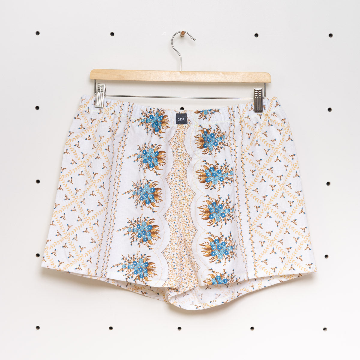 soki Upcycling Boxershorts aus Baumwoll-Bettwäsche