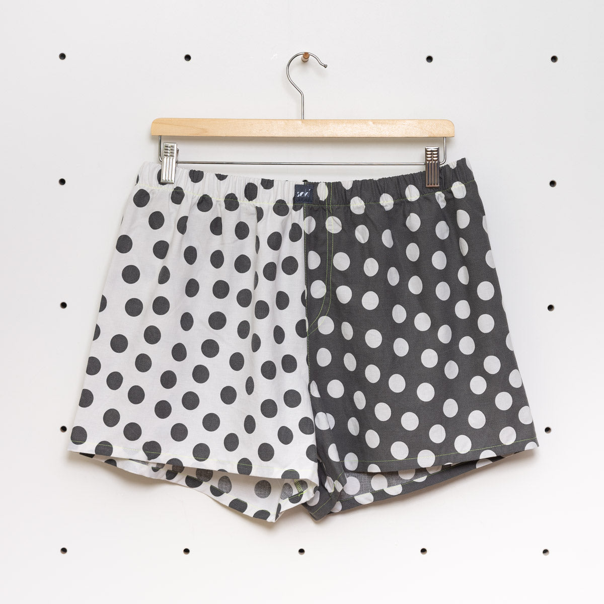 soki Upcycling Boxershorts aus Baumwoll-Bettwäsche