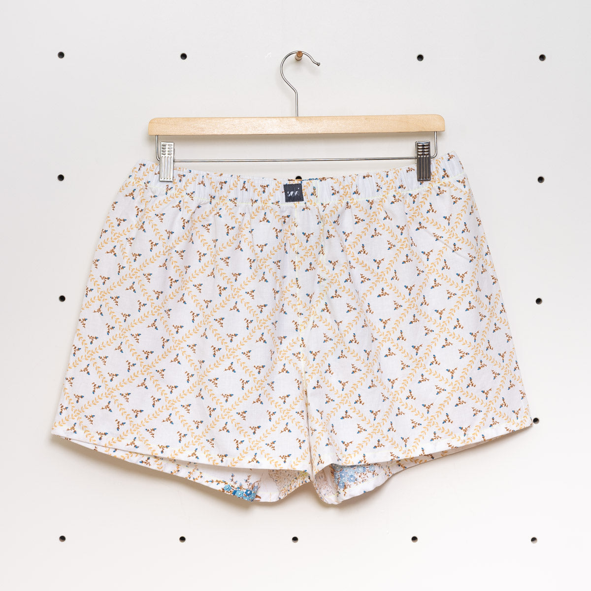 soki Upcycling Boxershorts aus Baumwoll-Bettwäsche