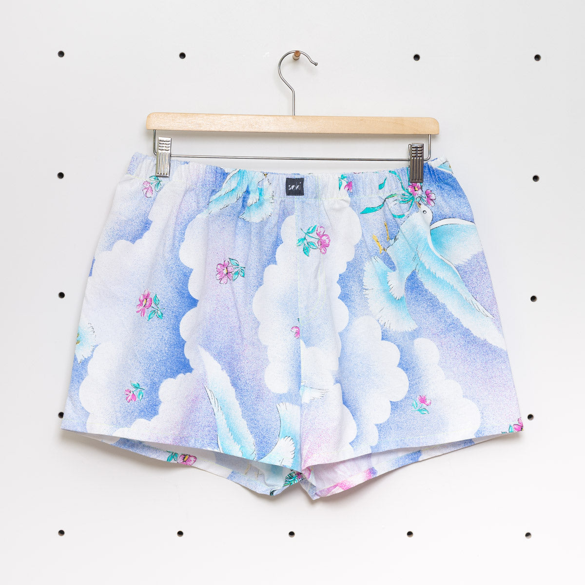 soki Upcycling Boxershorts aus Baumwoll-Bettwäsche