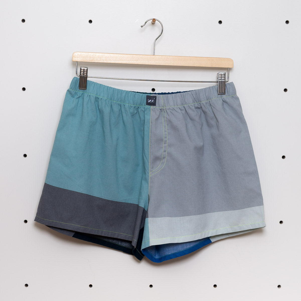soki Upcycling Boxershorts aus Baumwoll-Bettwäsche