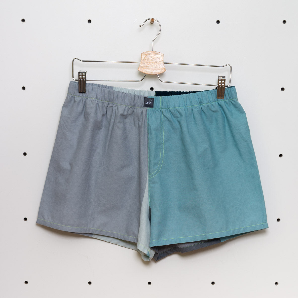 soki Upcycling Boxershorts aus Baumwoll-Bettwäsche