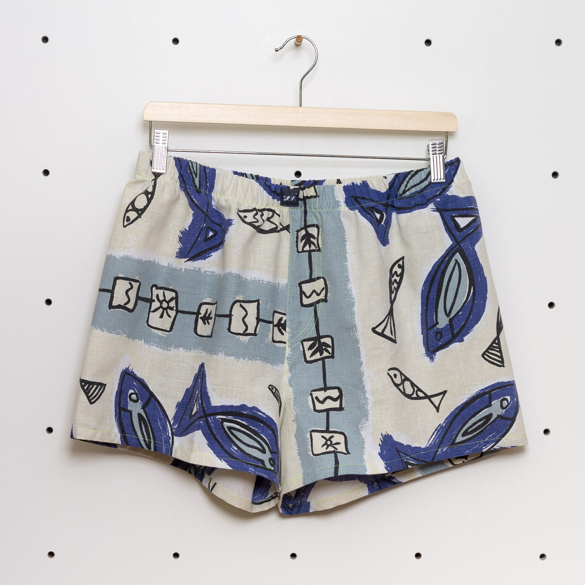 soki Upcycling Boxershorts aus Baumwoll-Bettwäsche
