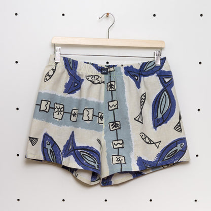 soki Upcycling Boxershorts aus Baumwoll-Bettwäsche