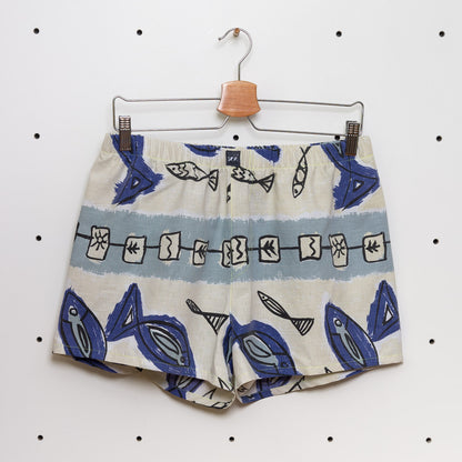 soki Upcycling Boxershorts aus Baumwoll-Bettwäsche