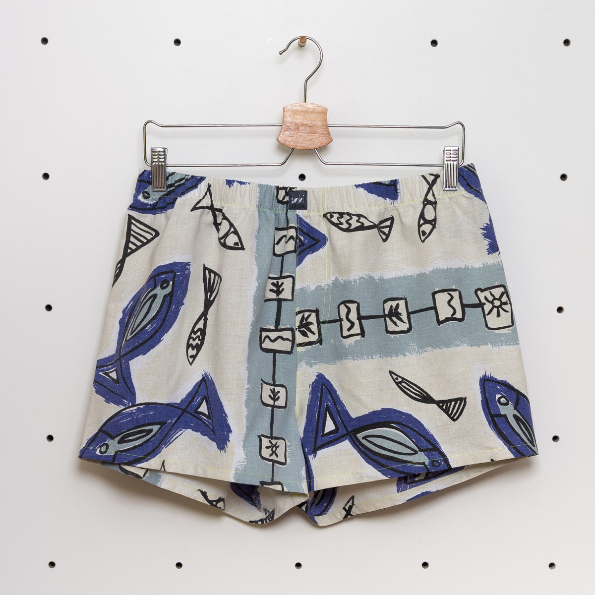 soki Upcycling Boxershorts aus Baumwoll-Bettwäsche