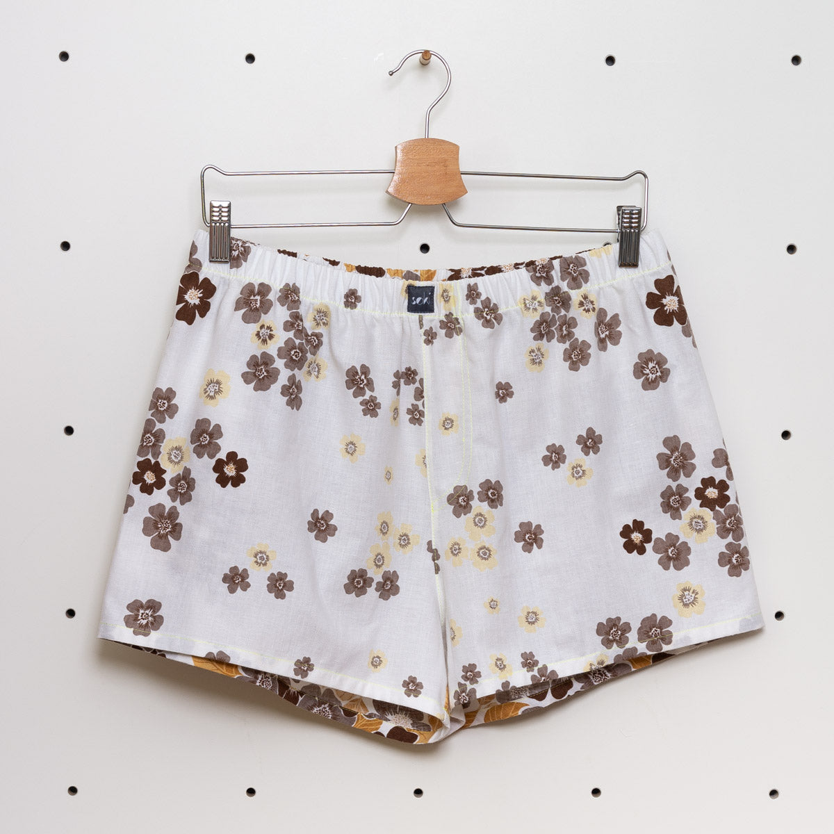 soki Upcycling Boxershorts aus Baumwoll-Bettwäsche