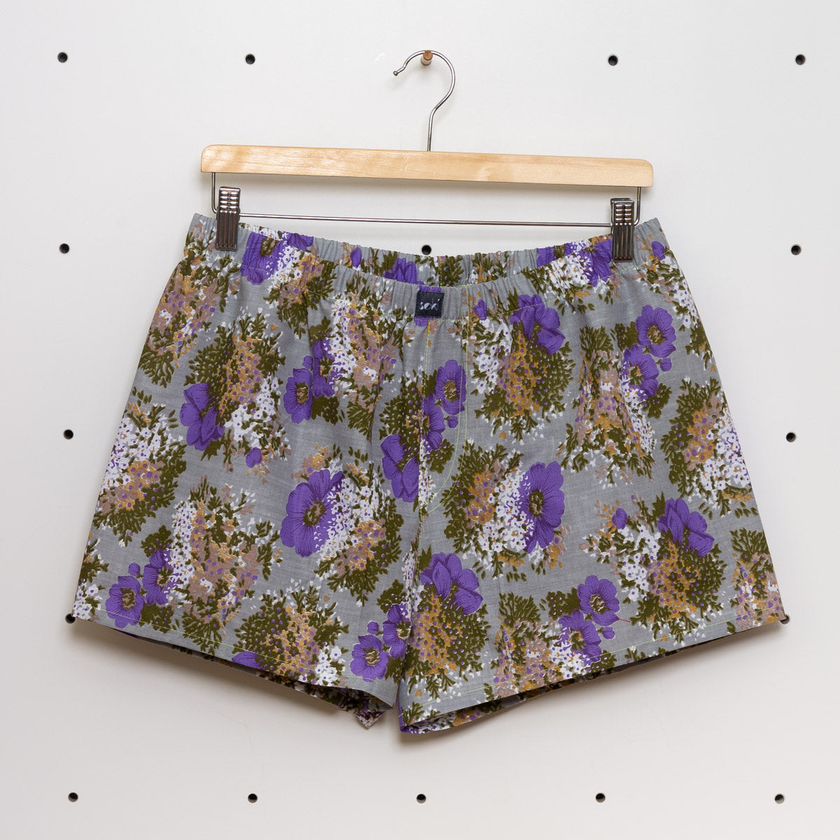 soki Upcycling Boxershorts aus Baumwoll-Bettwäsche