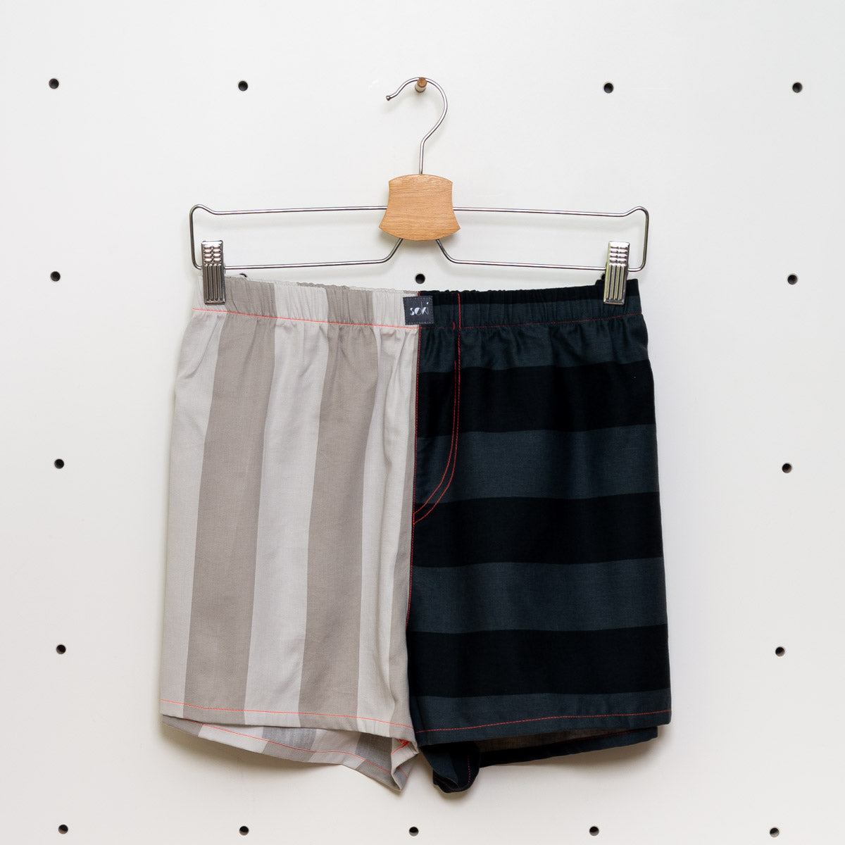 soki Upcycling Boxershorts aus Baumwoll-Bettwäsche