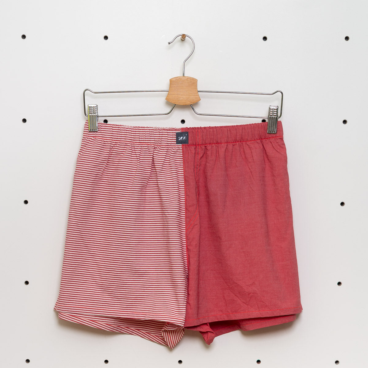 soki Upcycling Boxershorts aus Baumwoll-Bettwäsche