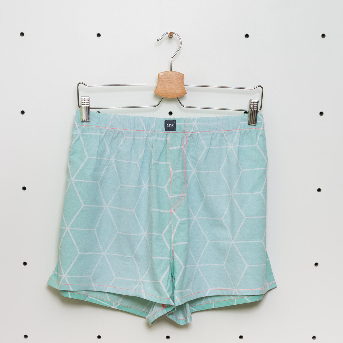 soki Upcycling Boxershorts aus Baumwoll-Bettwäsche