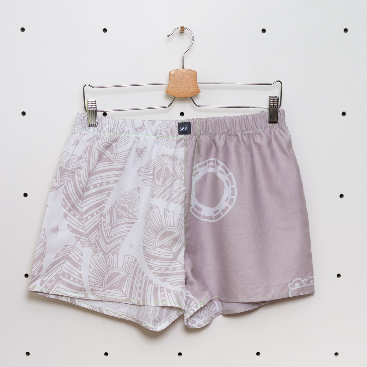 soki Upcycling Boxershorts aus Baumwoll-Bettwäsche