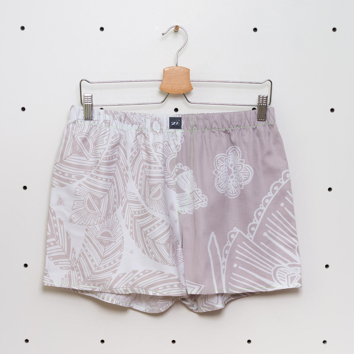soki Upcycling Boxershorts aus Baumwoll-Bettwäsche