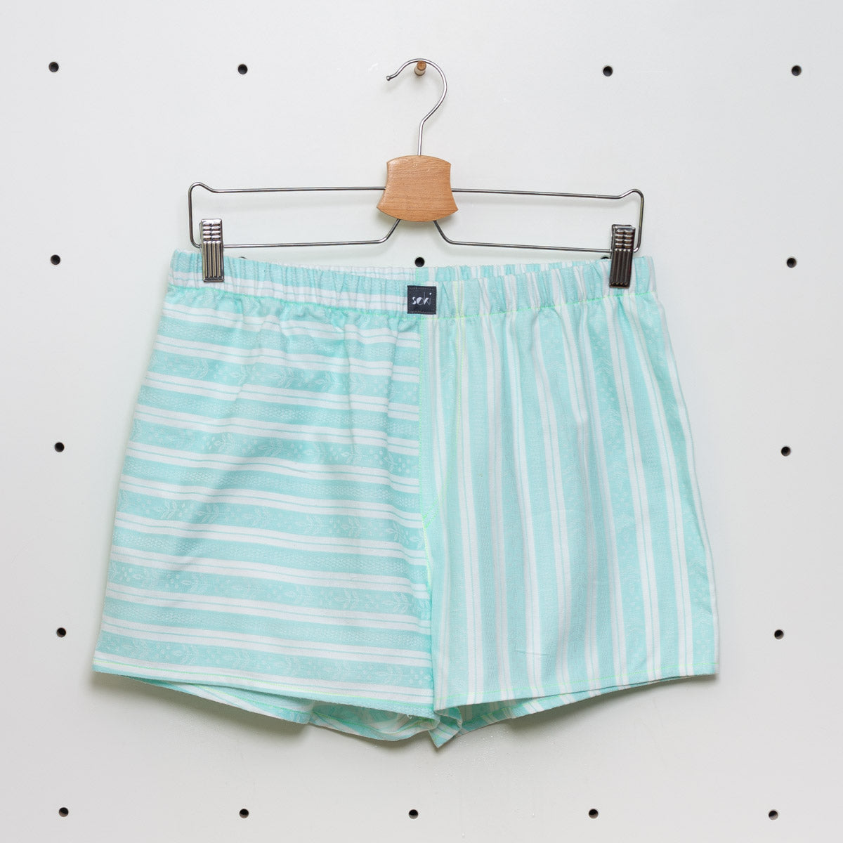 soki Upcycling Boxershorts aus Baumwoll-Bettwäsche