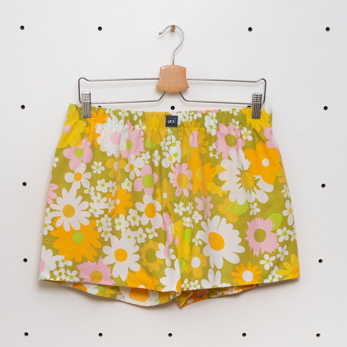 soki Upcycling Boxershorts aus Baumwoll-Bettwäsche
