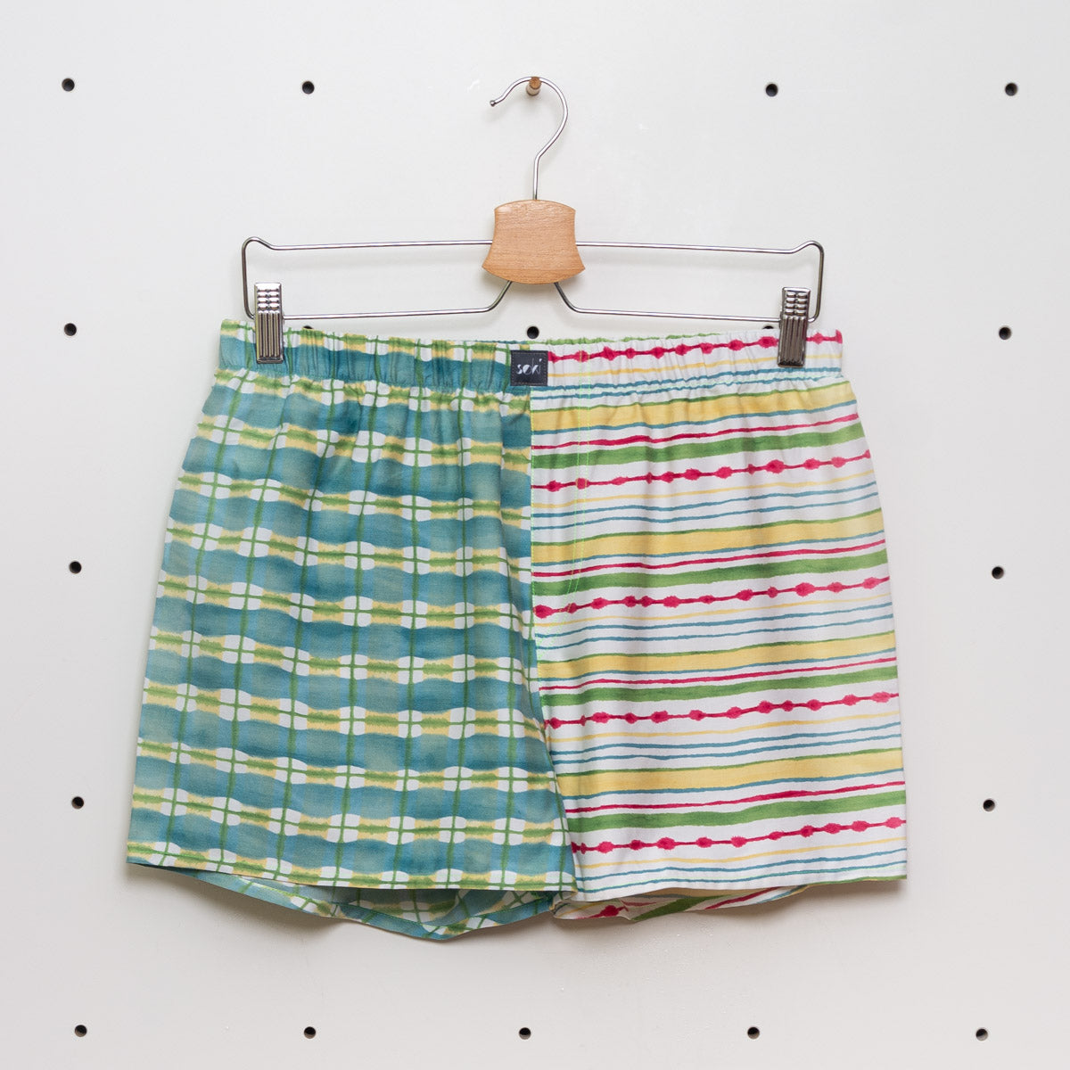 soki Upcycling Boxershorts aus Baumwoll-Bettwäsche